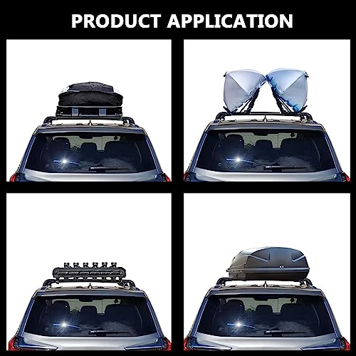Black Lockable Roof Rack Crossbars M508