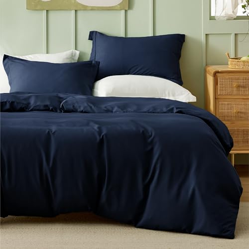 Twin/Twin XL Ivory White Cooling Duvet Cover 2 Pcs N44032