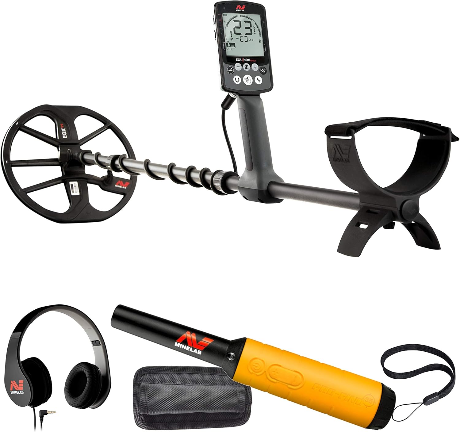 Multi-Purpose Metal Detector with 11" Double-D Smart Coil D205