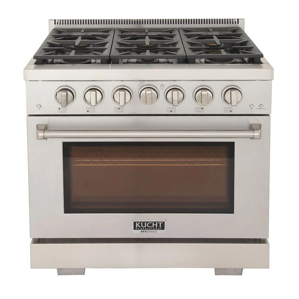 36" Stainless Steel Propane Gas Range with Oven S701042