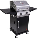 Stainless/Black 2-Burner Liquid Propane Gas Grill A704234