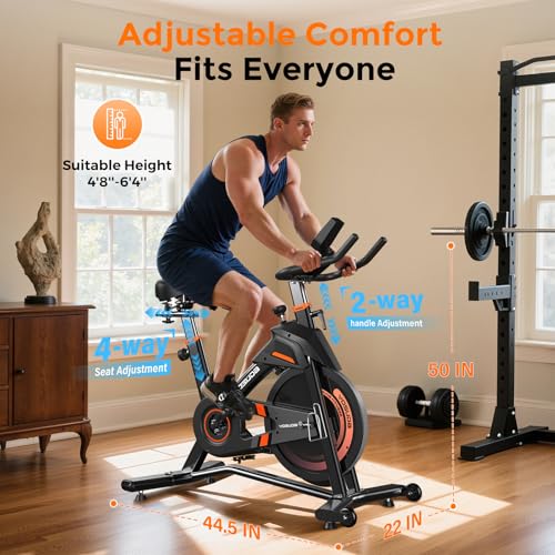 Light Commercial Magnetic Exercise Bike with Bluetooth Q914597