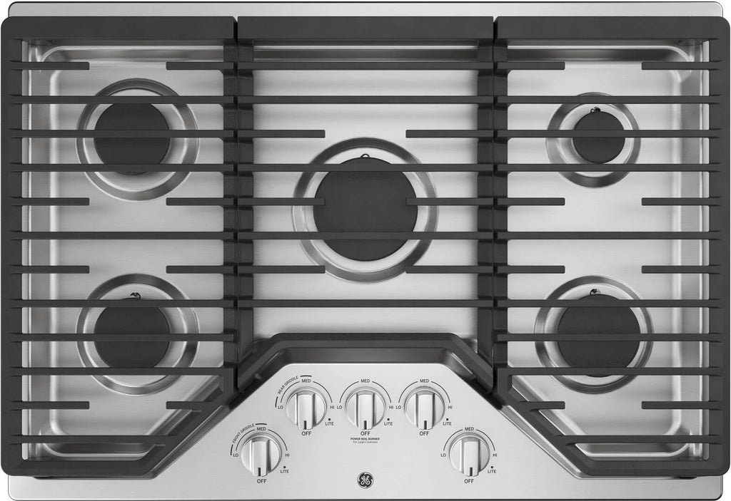 30" Built-In Gas Cooktop with 5 burners in Stainless Steel F89949