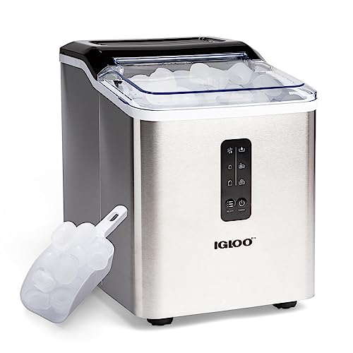Stainless Steel Electric Countertop Ice Maker Machine Z469