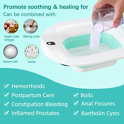 Blue Portable Electric Sitz Bath Bowl M7109