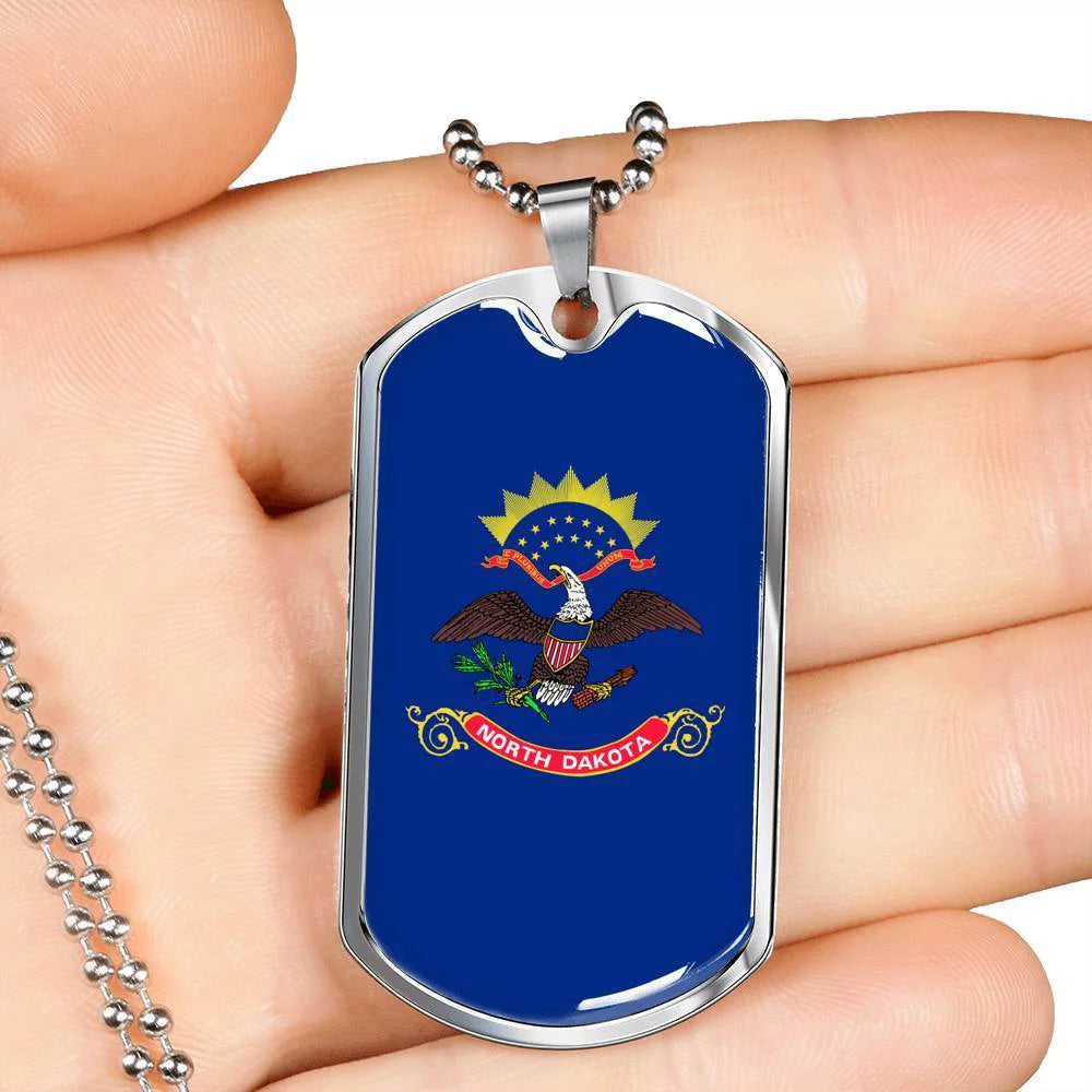 Stainless Steel Dog Tag Necklace W8269
