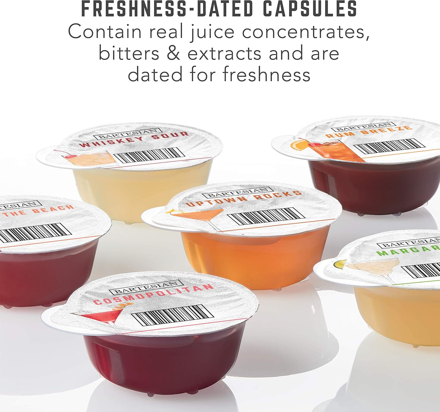 Variety Pack of 6 Cocktail Mixer Capsules M704180