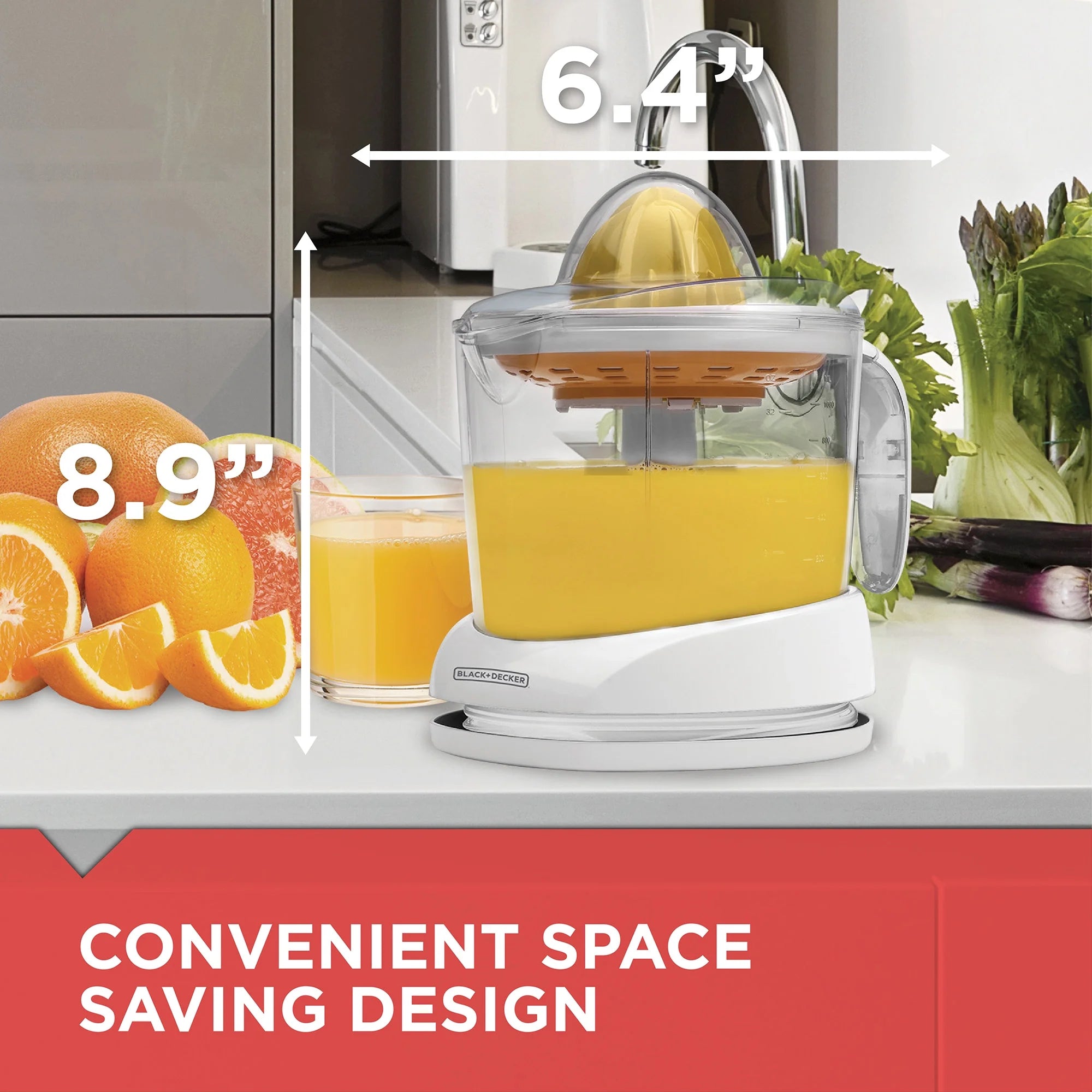 32 oz White Citrus Juicer J5940