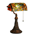 Stained Glass Table Lamp 15.5" Tall Y136