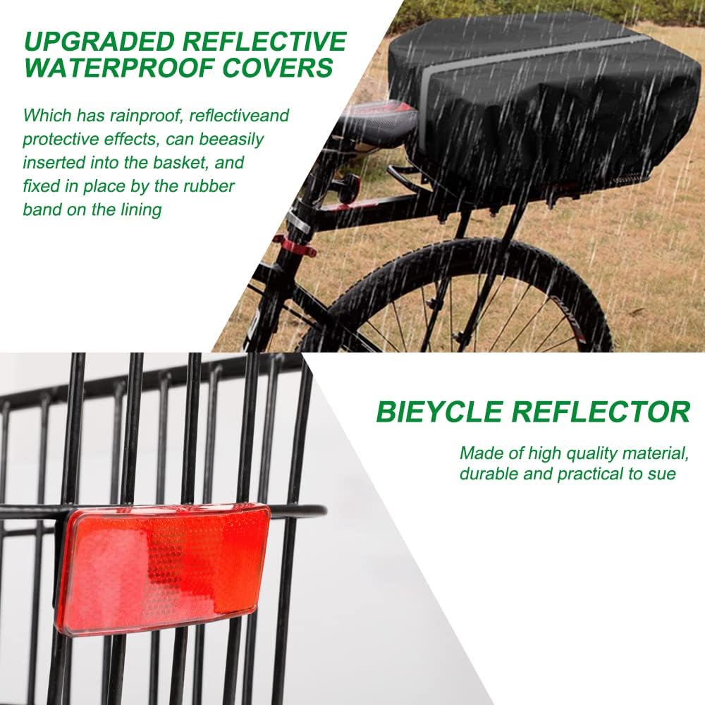 Rear Bike Basket with Waterproof Cover X6654