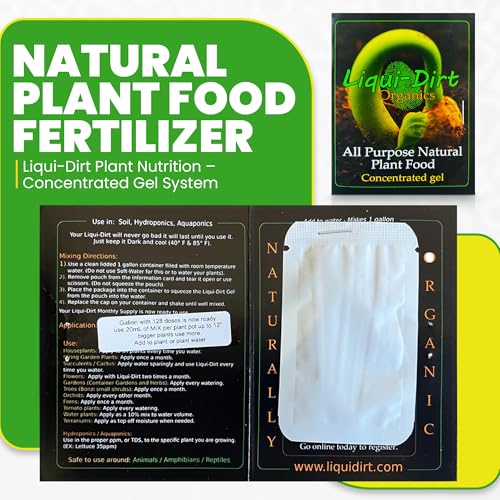 Natural Plant Food Fertilizer All-Purpose NPK Plant Care, 600 Gallons B86350