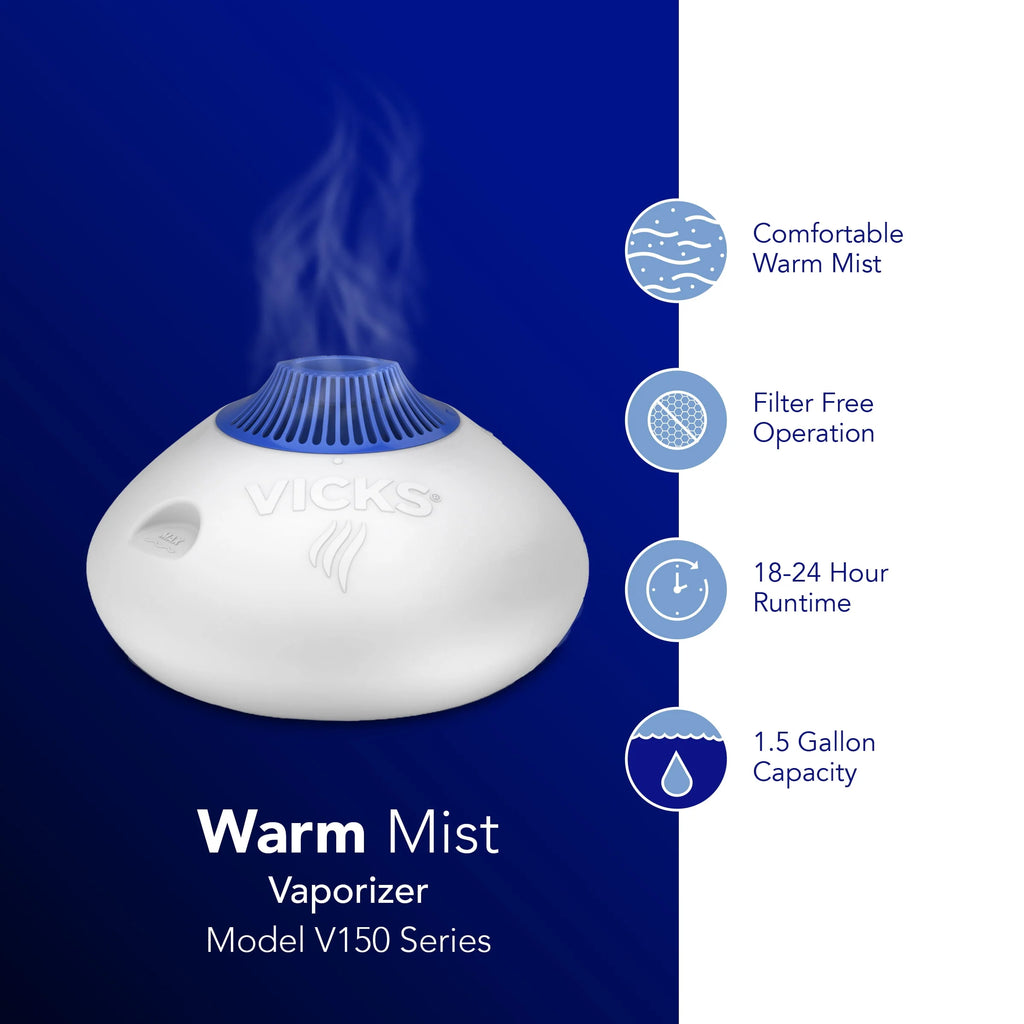 White Warm Steam Vaporizer Humidifier K558811