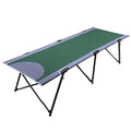 Green Folding Camping Cot with Carry Bag T717039