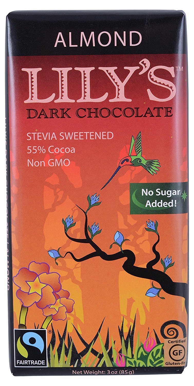 Dark Chocolate With Stevia Almond 3 Oz P306885