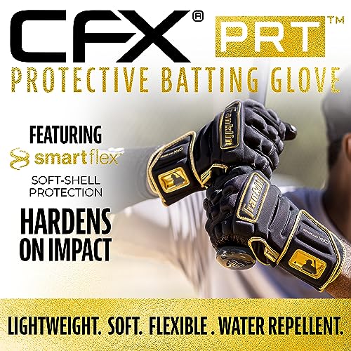 Adult Padded Leather Batting Gloves X686