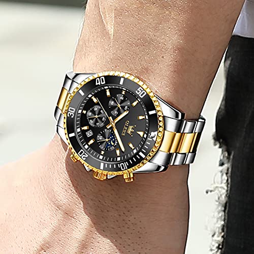 Green/Black/Blue Analog Stainless Steel Men Watch O604