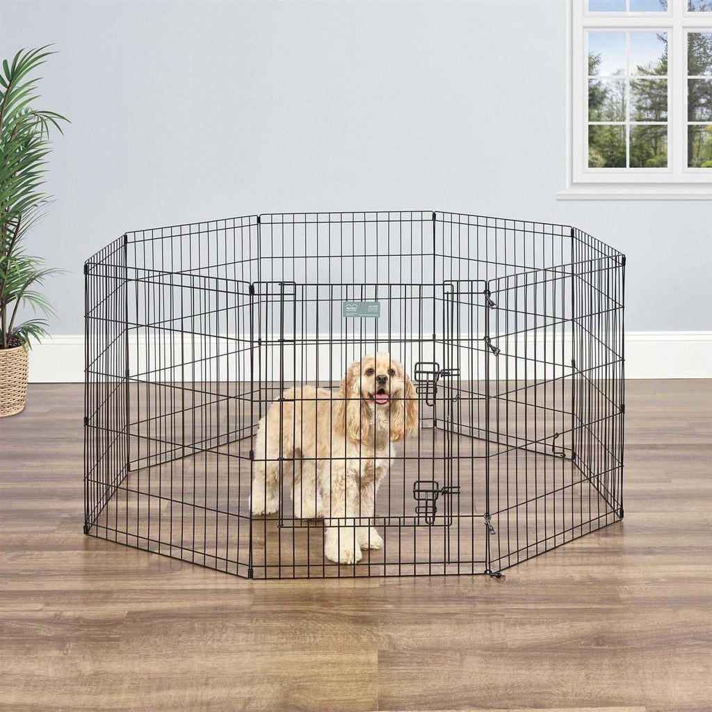 Black Exercise Pen with Door S7510