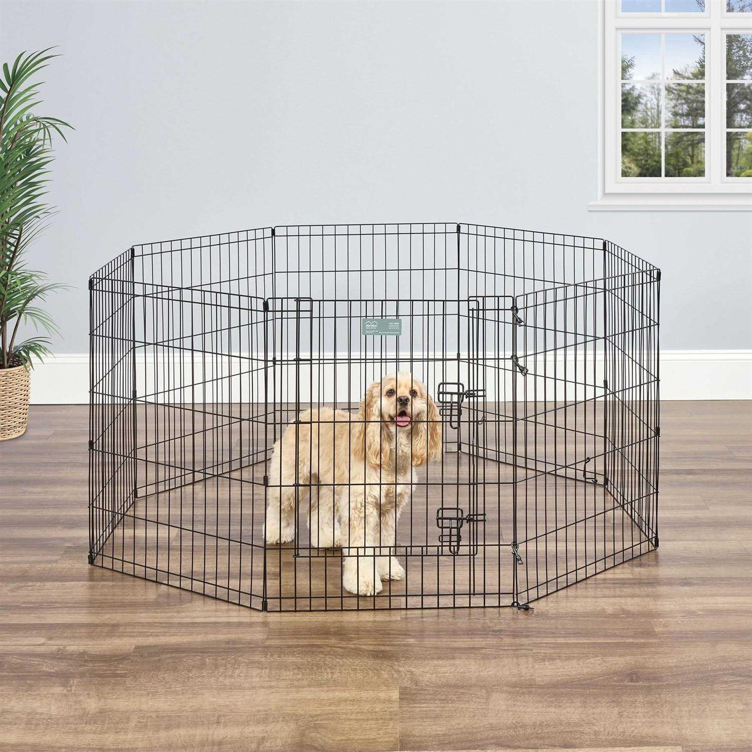 Black Exercise Pen with Door S7510