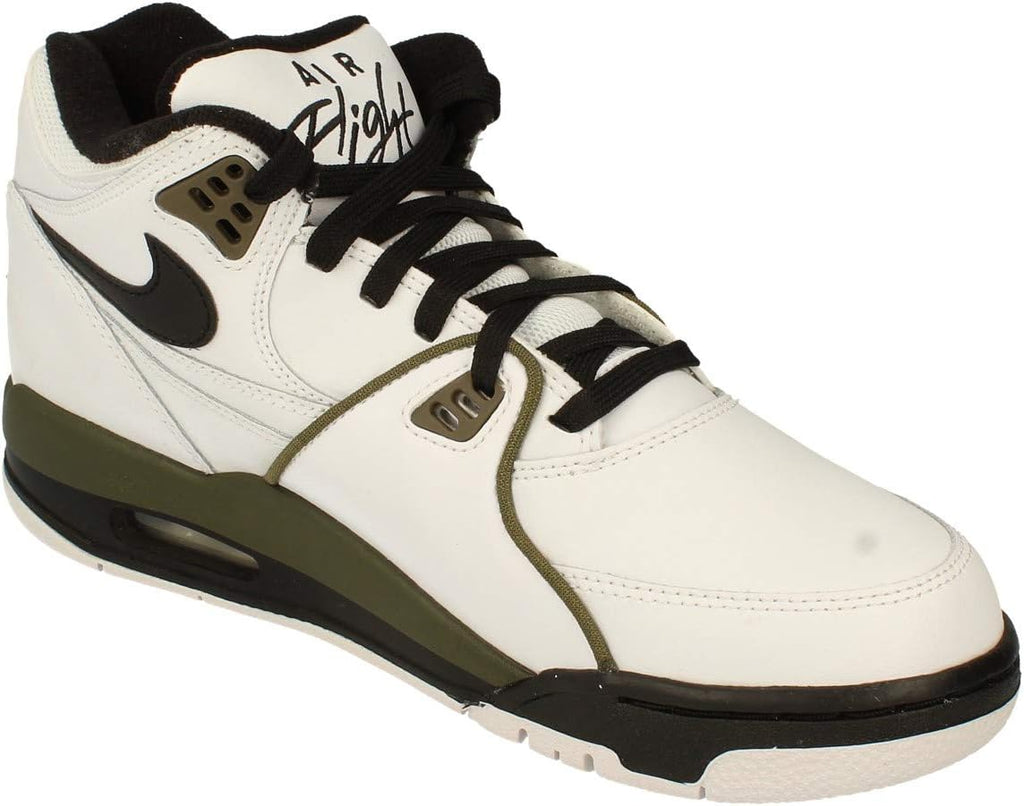 Mens Sneakers Shoes (White Black Medium Olive) K931