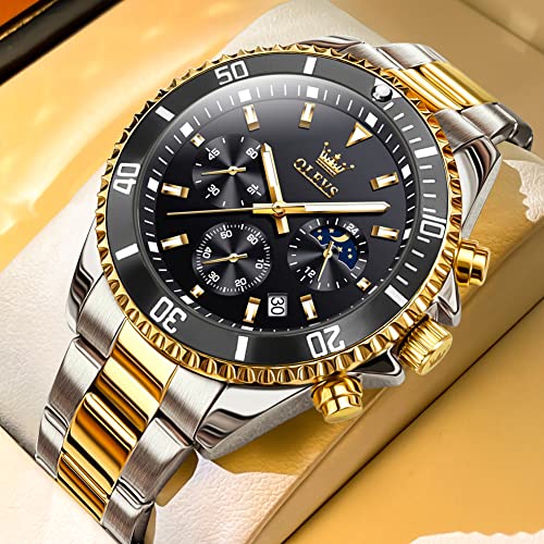 Green/Black/Blue Analog Stainless Steel Men Watch O604