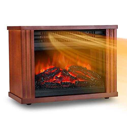 Electric Infrared Quartz Space Heater, 1500W, 3 Heat Settings, 12H Timer U988