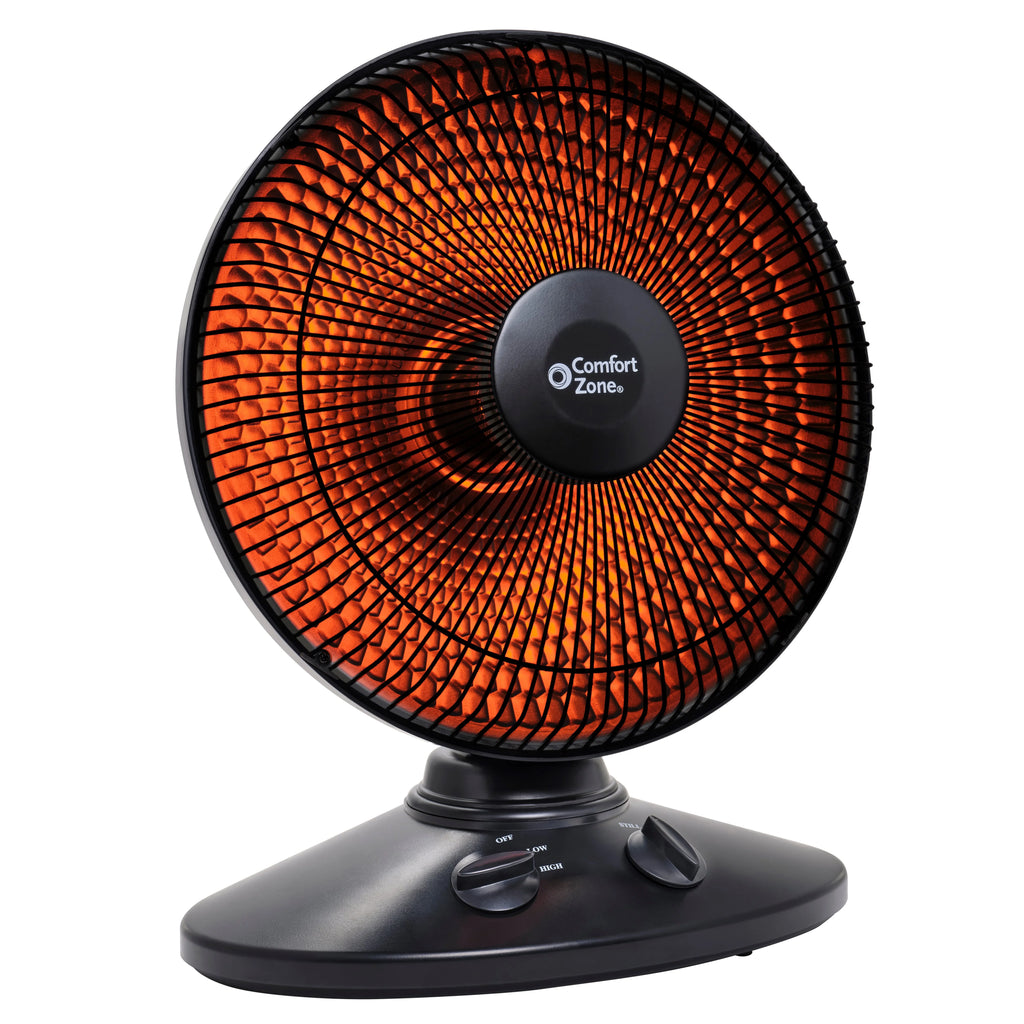 700-Watt Oscillating Parabolic Radiant Dish Heater with Adjustable Tilt E455