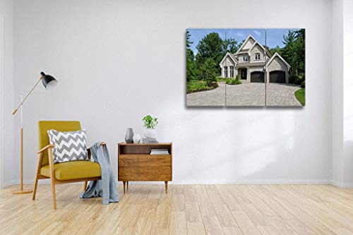 3 Piece Ceramic Sun Canvas Wall Art S9199