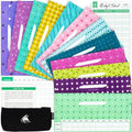 12 Pack Tear and Water Resistant Cash Envelopes with Carry Pouch G57978