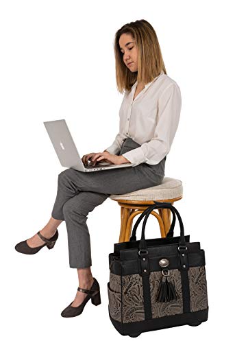 17 inch Rolling Laptop Bag with Wheels Y268