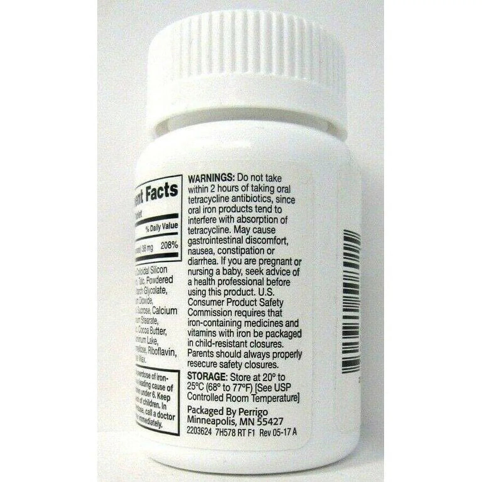 Ferrous Gluconate Tablets 324 mg 100 ea (Pack of 6) G302820