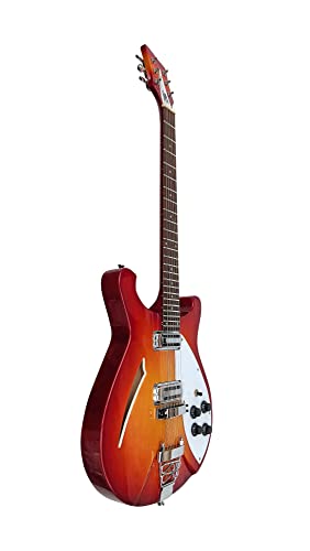 3T Sunburst Semi Hollow Electric Guitar D819