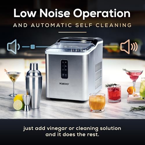 Stainless Steel Electric Countertop Ice Maker Machine Z469