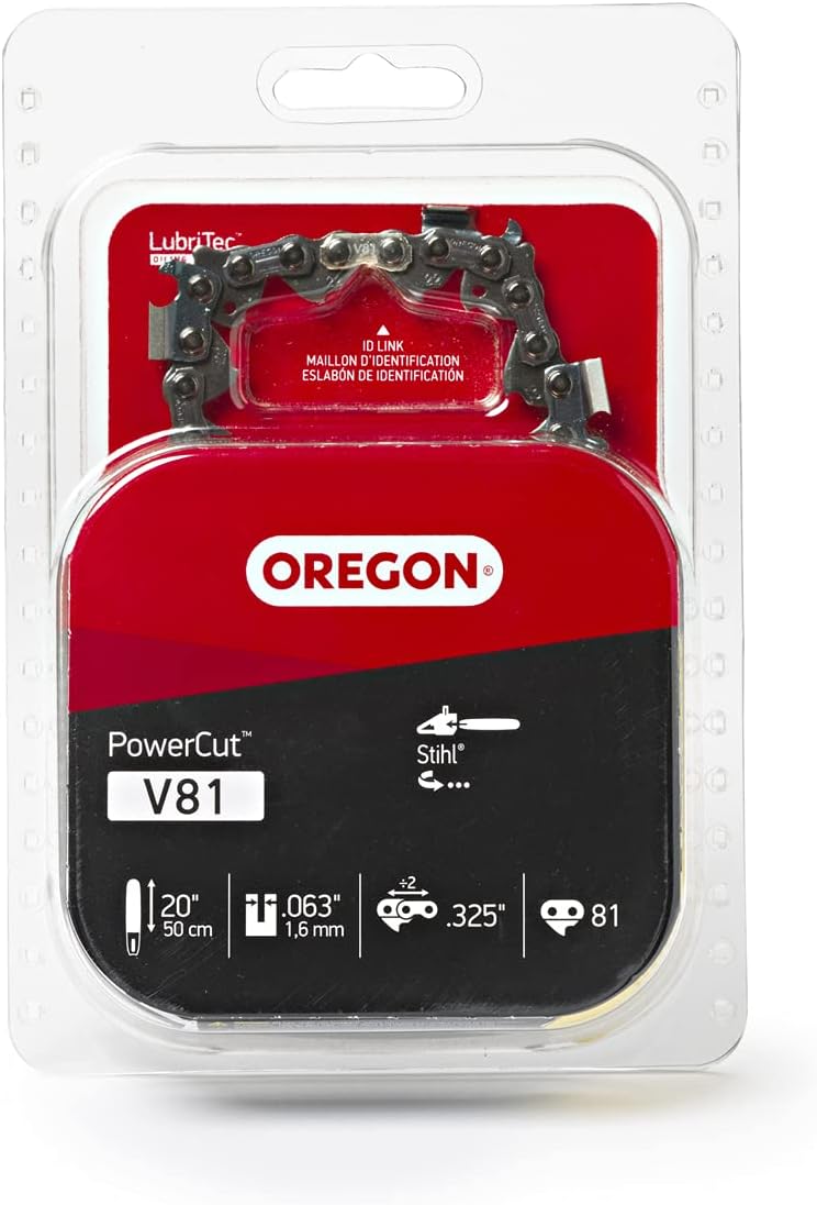 20-Inch Chainsaw Bar and 81 Drive Link Chainsaw Chain Combo B42452