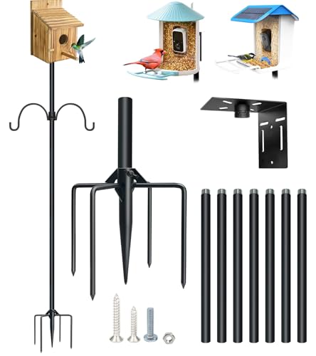 80In Bird House Pole, Heavy Duty with 5-Prong Base T512872