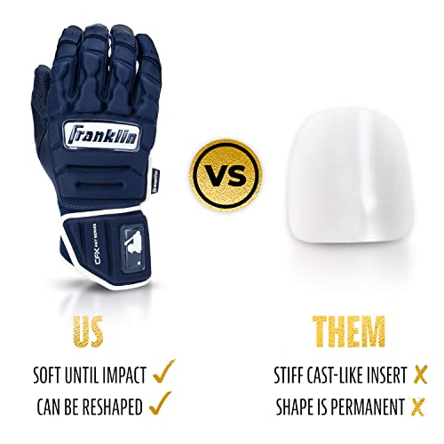 Adult Padded Leather Batting Gloves X686