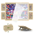 1500 Pieces Wooden Tilting Rotating Puzzle Board with Drawers and Cover R708