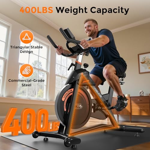 Light Commercial Magnetic Exercise Bike with Bluetooth Q914597