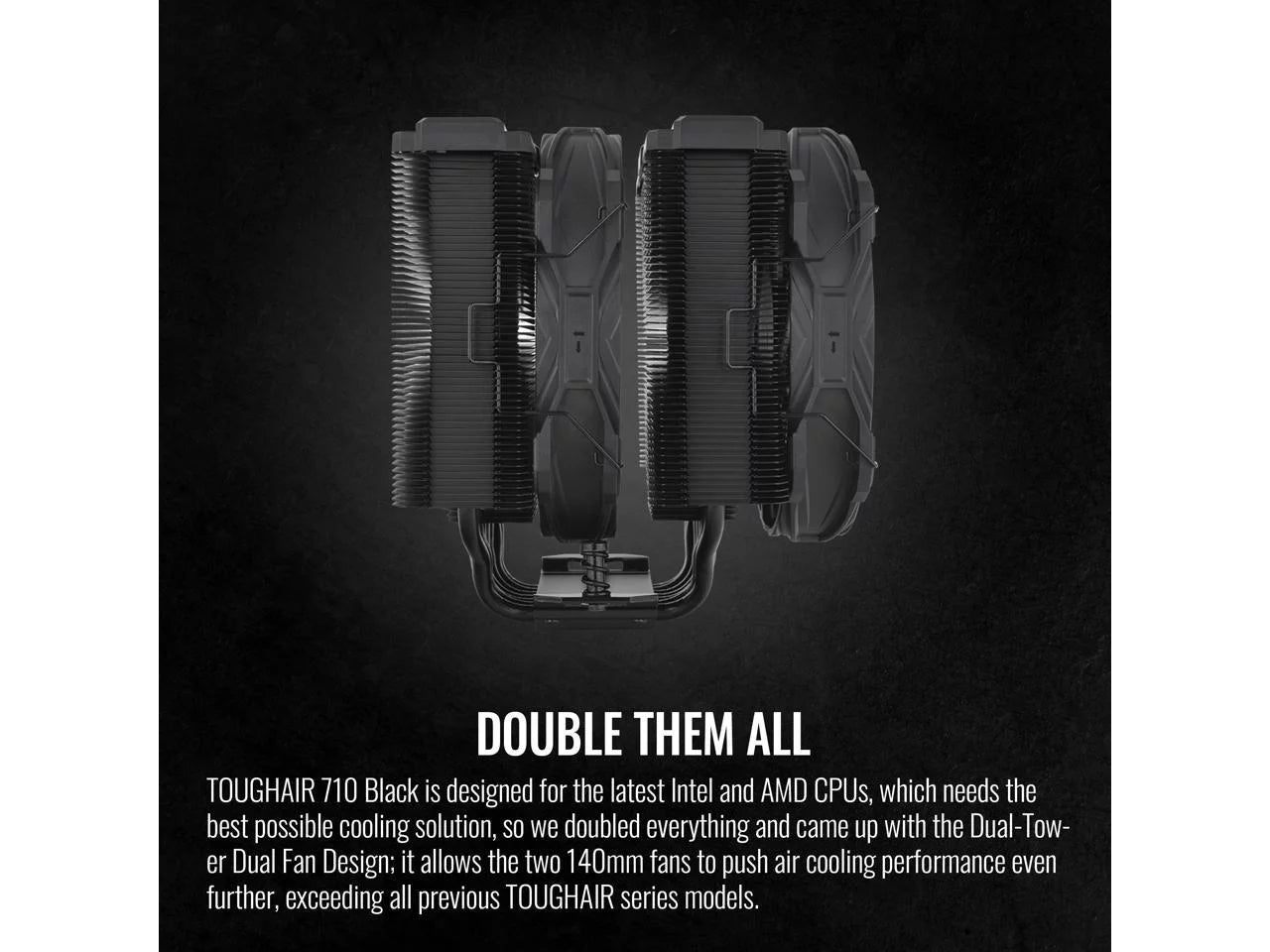 Black Edition Dual-Tower CPU Cooler S851