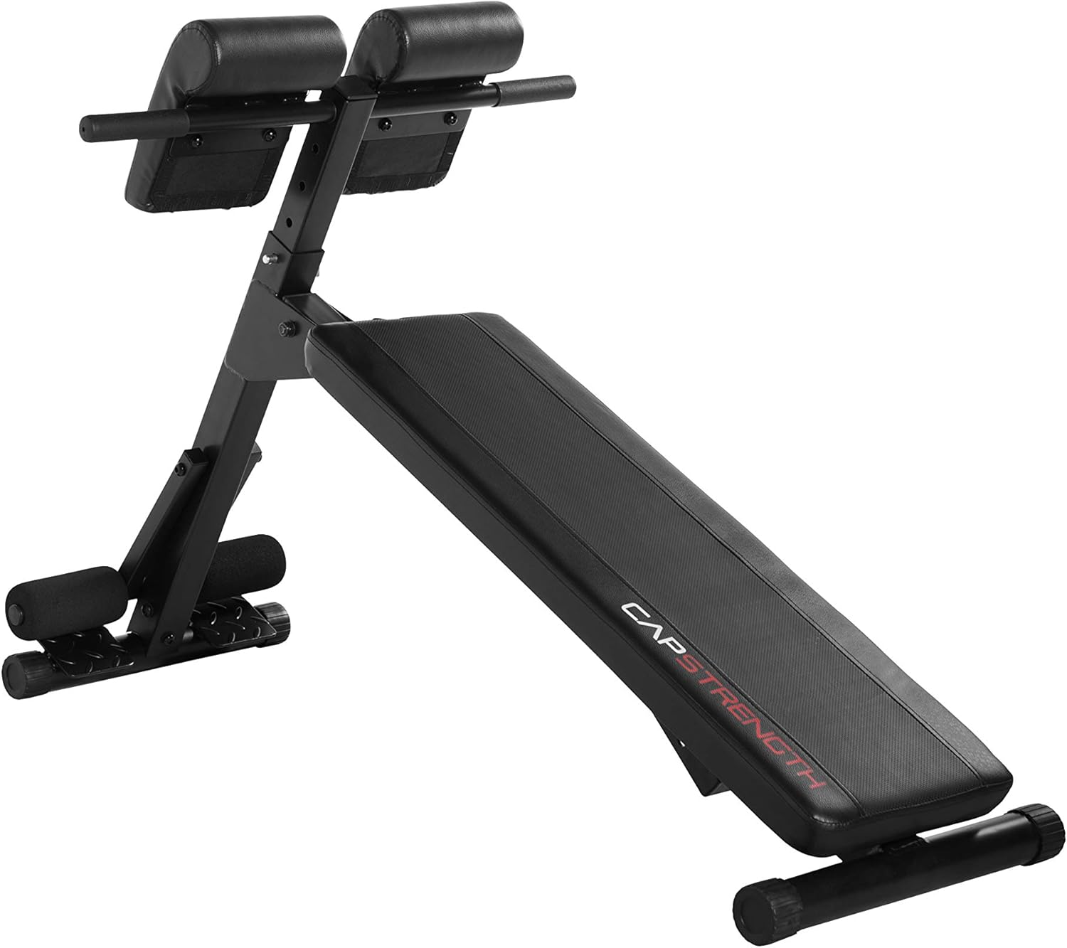 Black Hyperextension Ab Bench Z2106