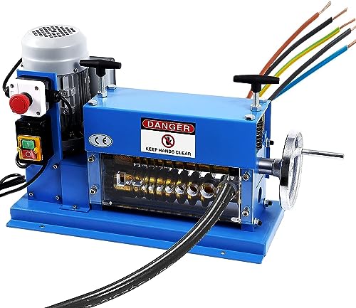 Automatic Wire Stripping Machine for 0.06" -1.5", 75 ft/min, with Extra Manual Crank X52121