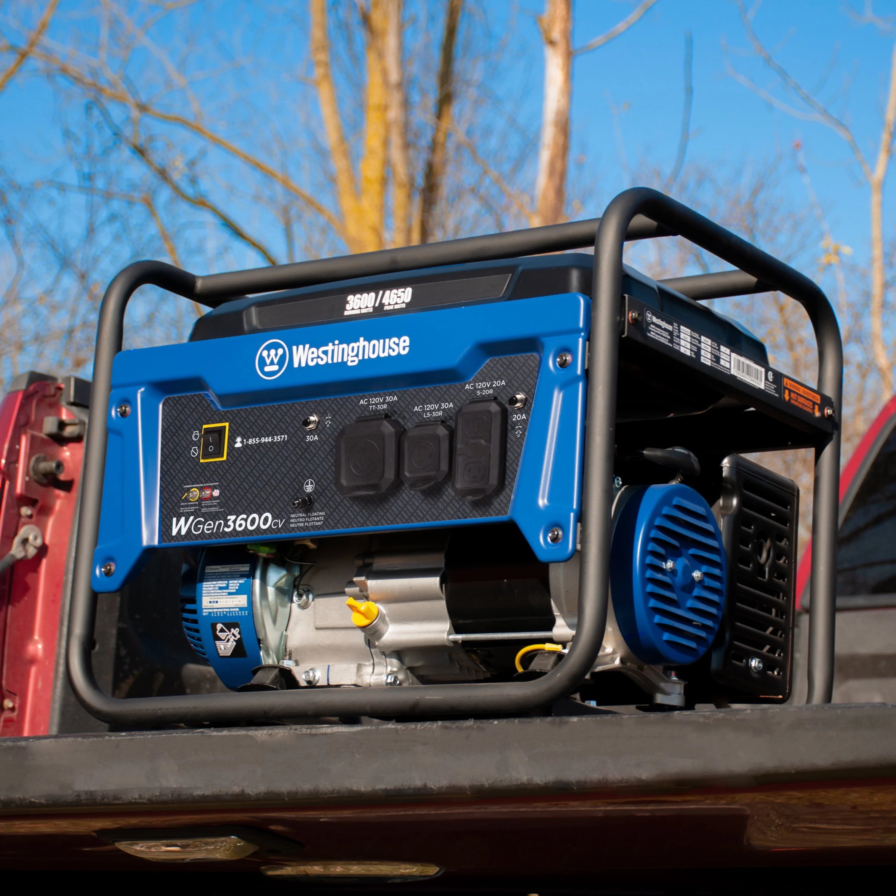 4650 Peak Watt Portable Gas Powered Generator T888680