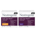 Triple Age Repair Anti-Aging Night Cream and Daily Facial Moisturizer with SPF 25 Sunscreen, 1.7 oz F11194