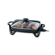 16-inch Electric Skillet with Glass Cover C117