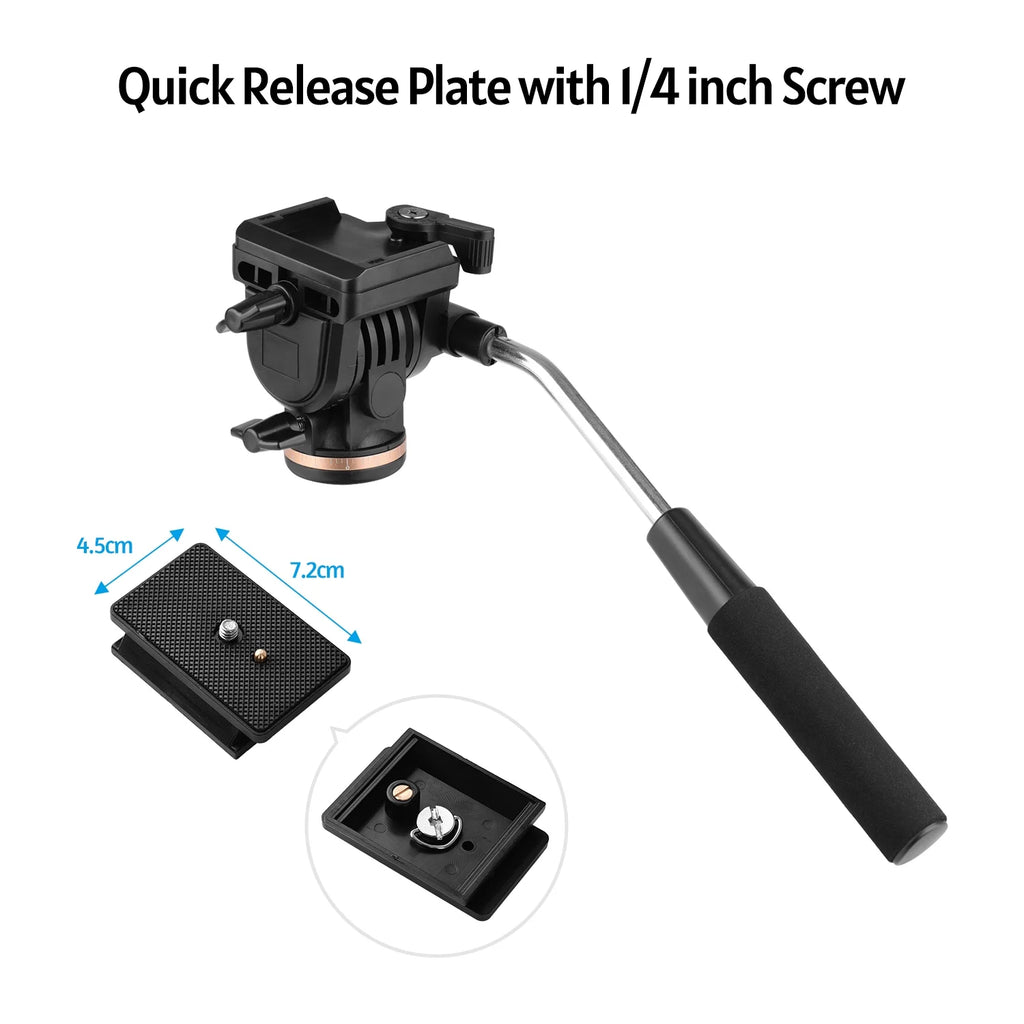 Aluminum Alloy Photography Monopod Stand with Detachable Tripod Base and Carry Bag O981