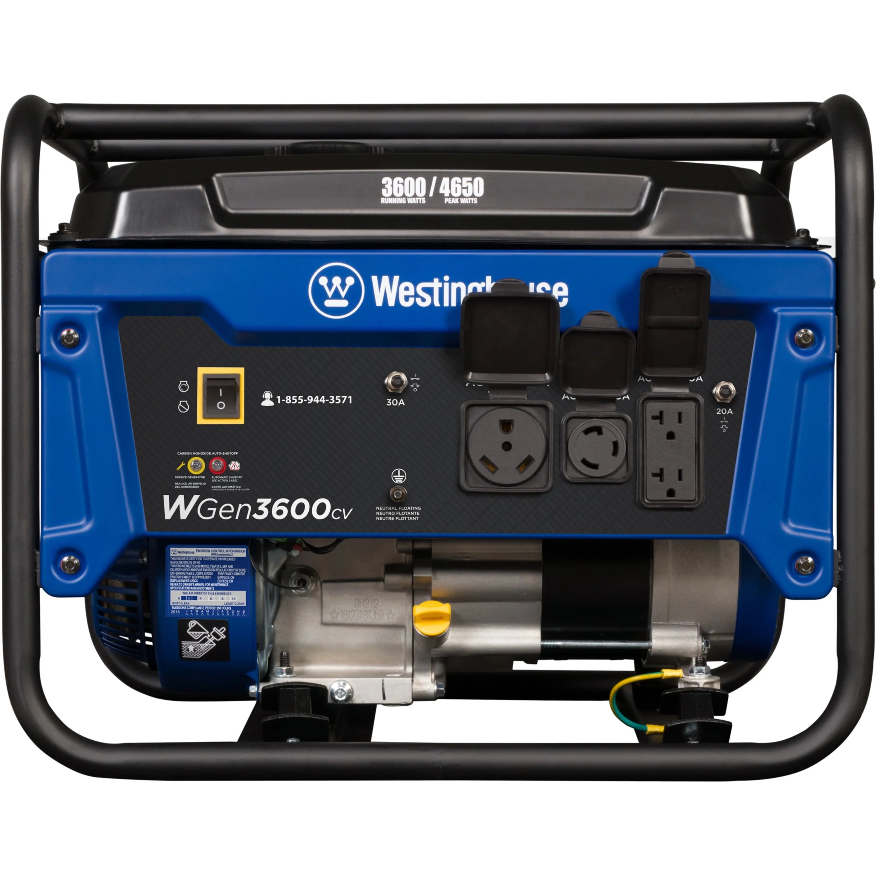 4650 Peak Watt Portable Gas Powered Generator T888680