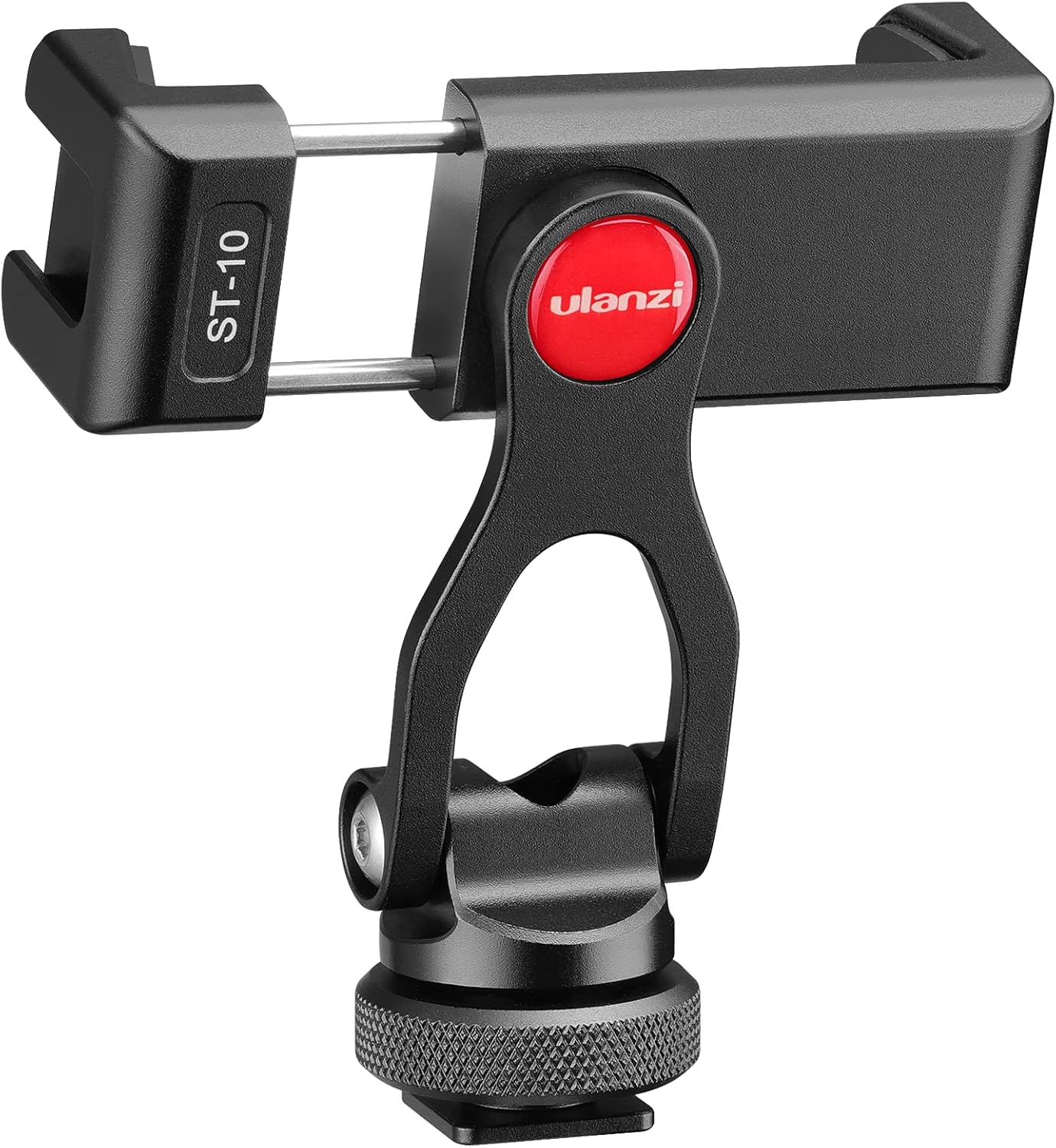 Metal Phone Tripod Mount with 2 Cold Shoe Mount I9076