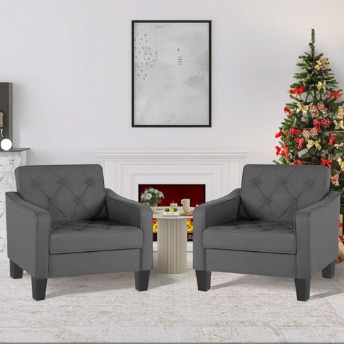 Blue Set of 2 Accent Chairs W3361