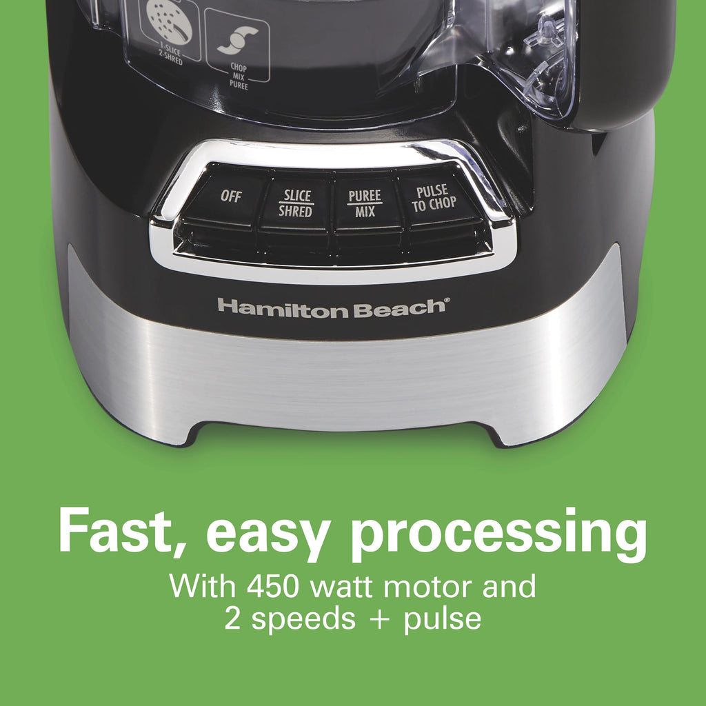 10 Cup Black and Stainless Food Processor D74705