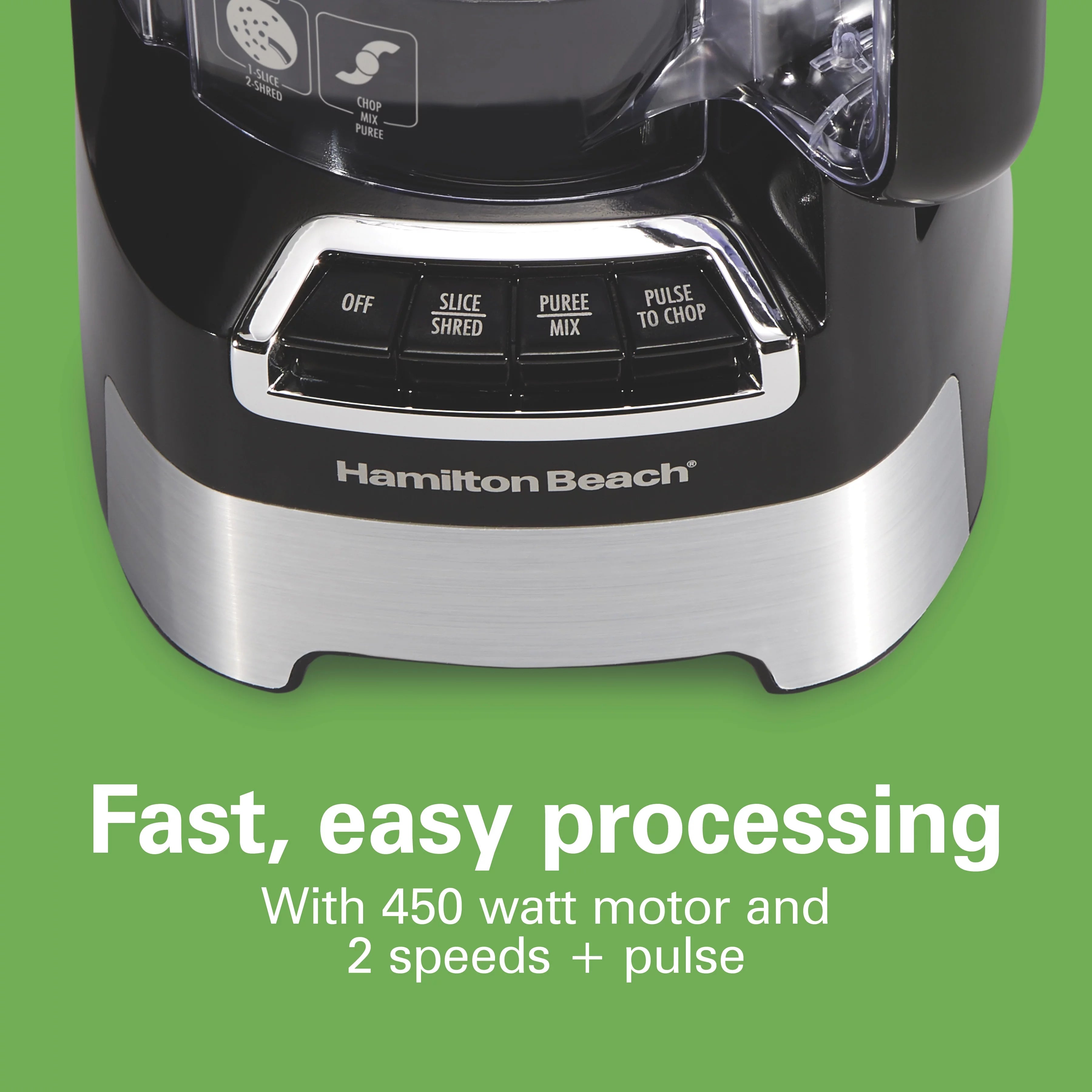 10 Cup Black and Stainless Food Processor D74705