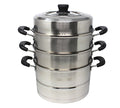 3 Tier Stainless Steel Steamer Set 32 CM T4861